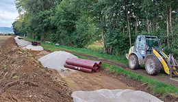 Logistische Meisterleistung der Baupartner