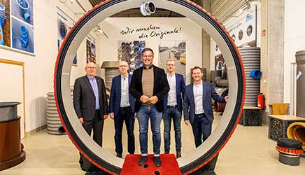 Besuch des Oberbürgermeisters bei Funke Besuch des Oberbürgermeisters bei Funke