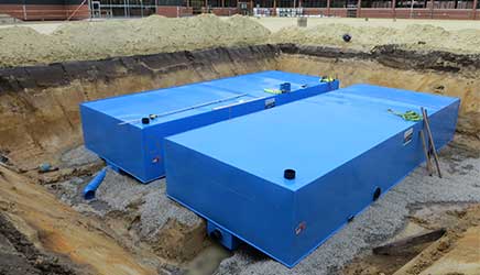 Mit KS-Bluebox®-Elementen für den Brandfall gerüstet Mit KS-Bluebox®-Elementen für den Brandfall gerüstet