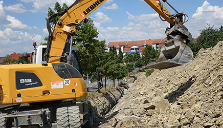 Funke-Produkte für die Erschließung des Neubaugebiets in Veitshöchheim Funke-Produkte für die Erschließung des Neubaugebiets in Veitshöchheim