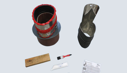 BI-Adapter Eiprofil DN 200/300 - 400/600