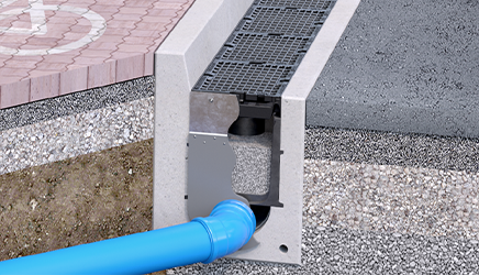 D-Rainclean®-Sickermulde FE Bord
