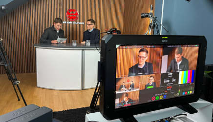 Funke Kunststoffe vor der Kamera - Dreharbeiten für "Welt der Wunder"